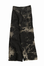 画像をギャラリービューアに読み込む, OPPOSE DUALITY 8POCKET PANEL WIDE DENIM TROUSERS / HAND BLEACHED DENIM (BLACK GREY BLEACH)