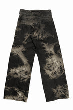 画像をギャラリービューアに読み込む, OPPOSE DUALITY 8POCKET PANEL WIDE DENIM TROUSERS / HAND BLEACHED DENIM (BLACK GREY BLEACH)