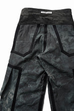 画像をギャラリービューアに読み込む, OPPOSE DUALITY 8POCKET PANEL WIDE DENIM TROUSERS / HAND BLEACHED DENIM (BLACK GREY BLEACH)
