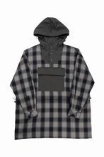 画像をギャラリービューアに読み込む, F/CE. WATER-SHIELD CHECK ANORAK SHIRT (GRAY)