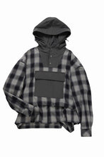 画像をギャラリービューアに読み込む, F/CE. WATER-SHIELD CHECK ANORAK SHIRT (GRAY)
