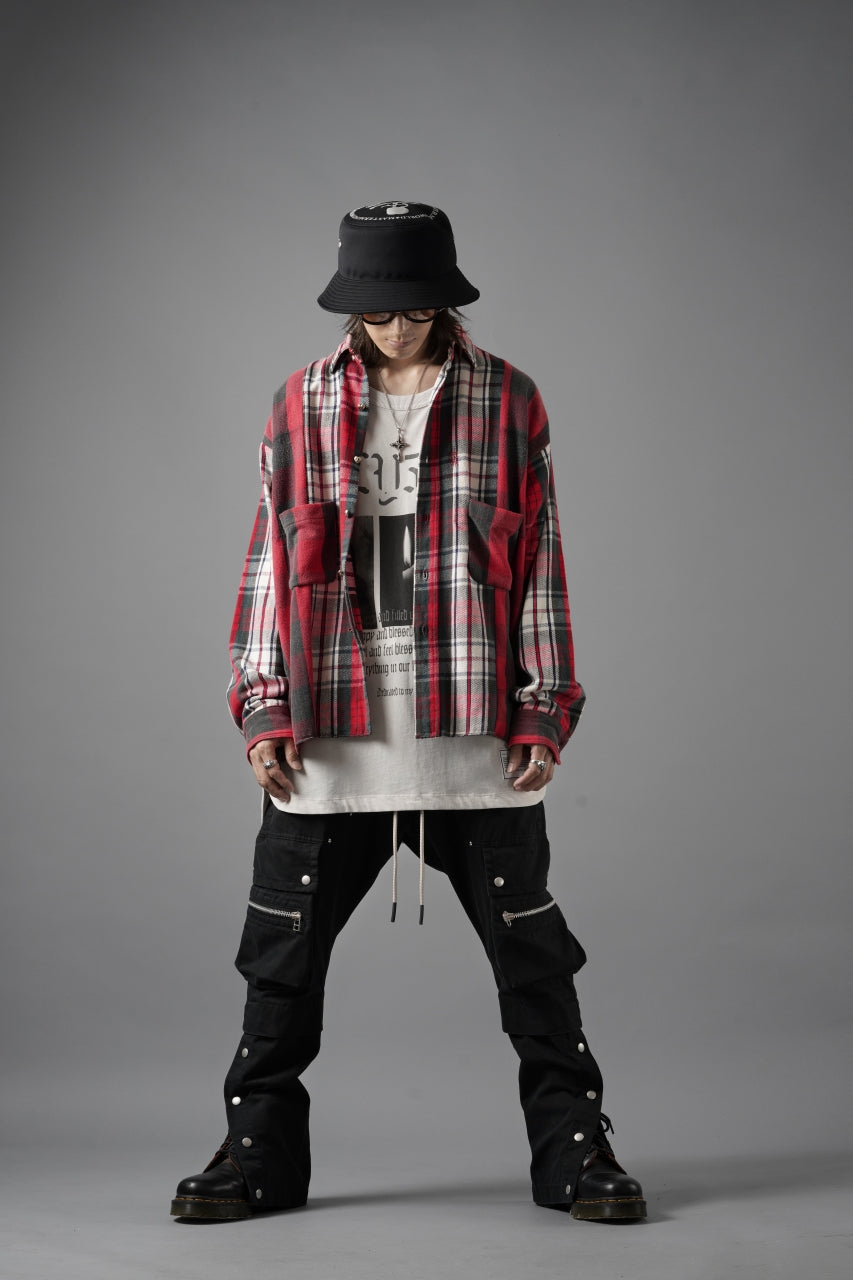 画像をギャラリービューアに読み込む, A.F ARTEFACT exclusive SOLID CARGO PANTS / BIO-WASHED CHINO CLOTH (BLACK)