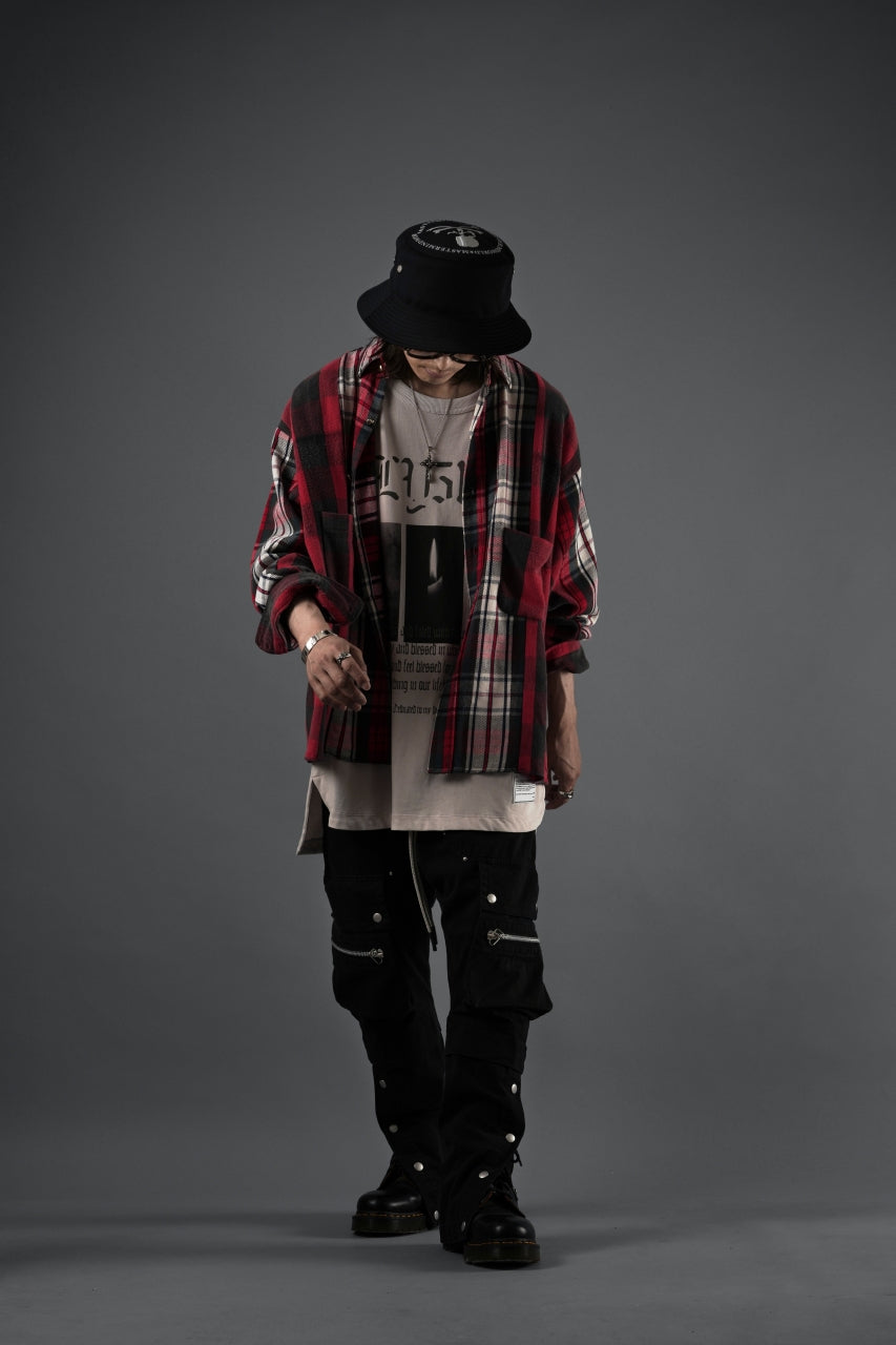 画像をギャラリービューアに読み込む, A.F ARTEFACT exclusive SOLID CARGO PANTS / BIO-WASHED CHINO CLOTH (BLACK)