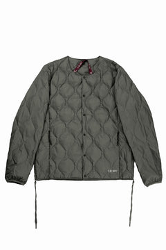 画像をギャラリービューアに読み込む, F/CE. x TAION® PACKABLE INNER DOWN JACKET (OLIVE GRAY)
