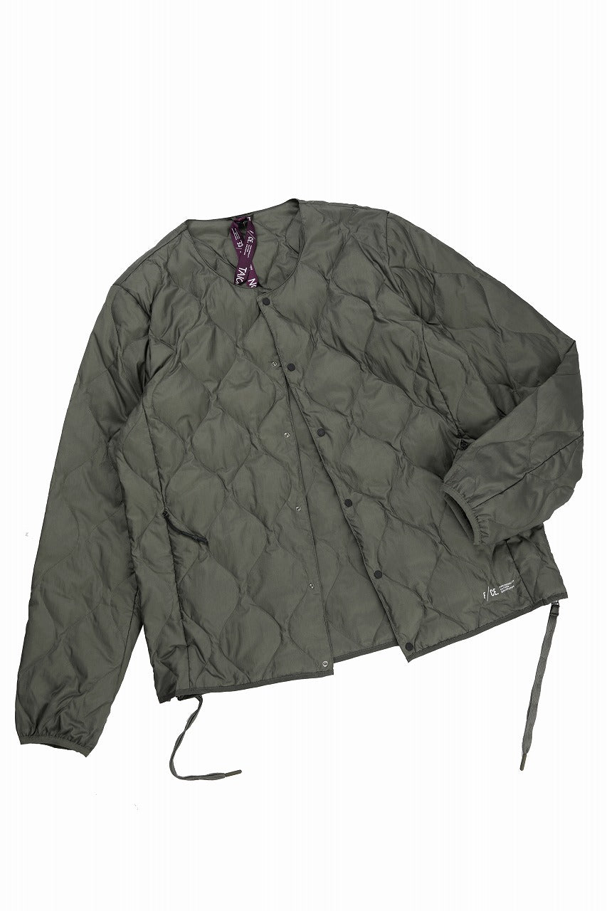 画像をギャラリービューアに読み込む, F/CE. x TAION® PACKABLE INNER DOWN JACKET (OLIVE GRAY)