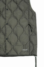 画像をギャラリービューアに読み込む, F/CE. x TAION® PACKABLE INNER DOWN VEST (OLIVE GRAY)