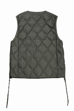 画像をギャラリービューアに読み込む, F/CE. x TAION® PACKABLE INNER DOWN VEST (OLIVE GRAY)