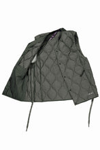 画像をギャラリービューアに読み込む, F/CE. x TAION® PACKABLE INNER DOWN VEST (OLIVE GRAY)