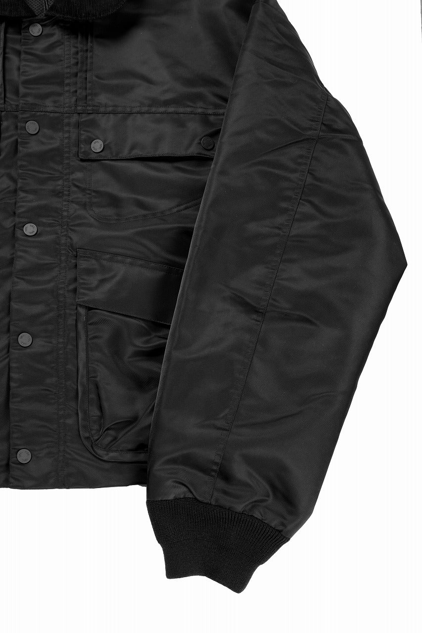 Load image into Gallery viewer, F/CE. FADING TWILL MIL JACKET (BLACK)