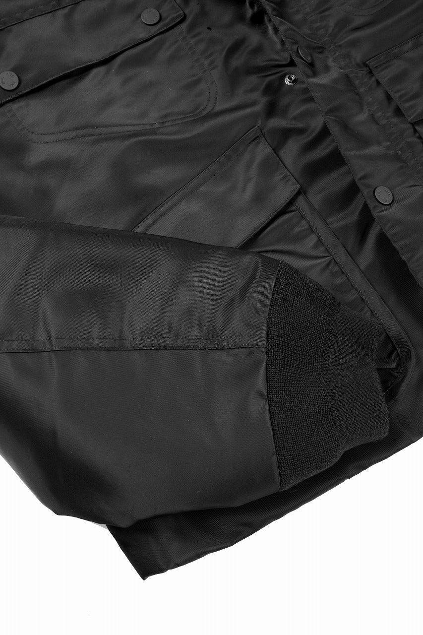 Load image into Gallery viewer, F/CE. FADING TWILL MIL JACKET (BLACK)