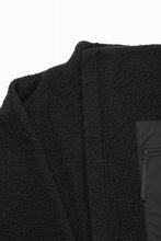 Load image into Gallery viewer, F/CE. NAPPING WOOL ASYMMETRY SHORT JACKET (BLACK)