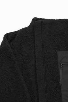 Load image into Gallery viewer, F/CE. NAPPING WOOL ASYMMETRY SHORT JACKET (BLACK)