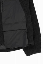 Load image into Gallery viewer, F/CE. NAPPING WOOL ASYMMETRY SHORT JACKET (BLACK)