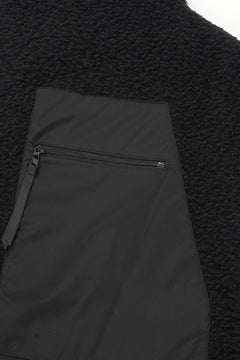 Load image into Gallery viewer, F/CE. NAPPING WOOL ASYMMETRY SHORT JACKET (BLACK)