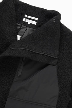 Load image into Gallery viewer, F/CE. NAPPING WOOL ASYMMETRY SHORT JACKET (BLACK)