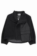 Load image into Gallery viewer, F/CE. NAPPING WOOL ASYMMETRY SHORT JACKET (BLACK)