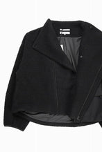 Load image into Gallery viewer, F/CE. NAPPING WOOL ASYMMETRY SHORT JACKET (BLACK)