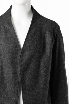 画像をギャラリービューアに読み込む, OPPOSE DUALITY CARDIGAN-JACKET / BISHU MIX WOOL (BLACK)