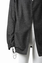 画像をギャラリービューアに読み込む, OPPOSE DUALITY CARDIGAN-JACKET / BISHU MIX WOOL (BLACK)