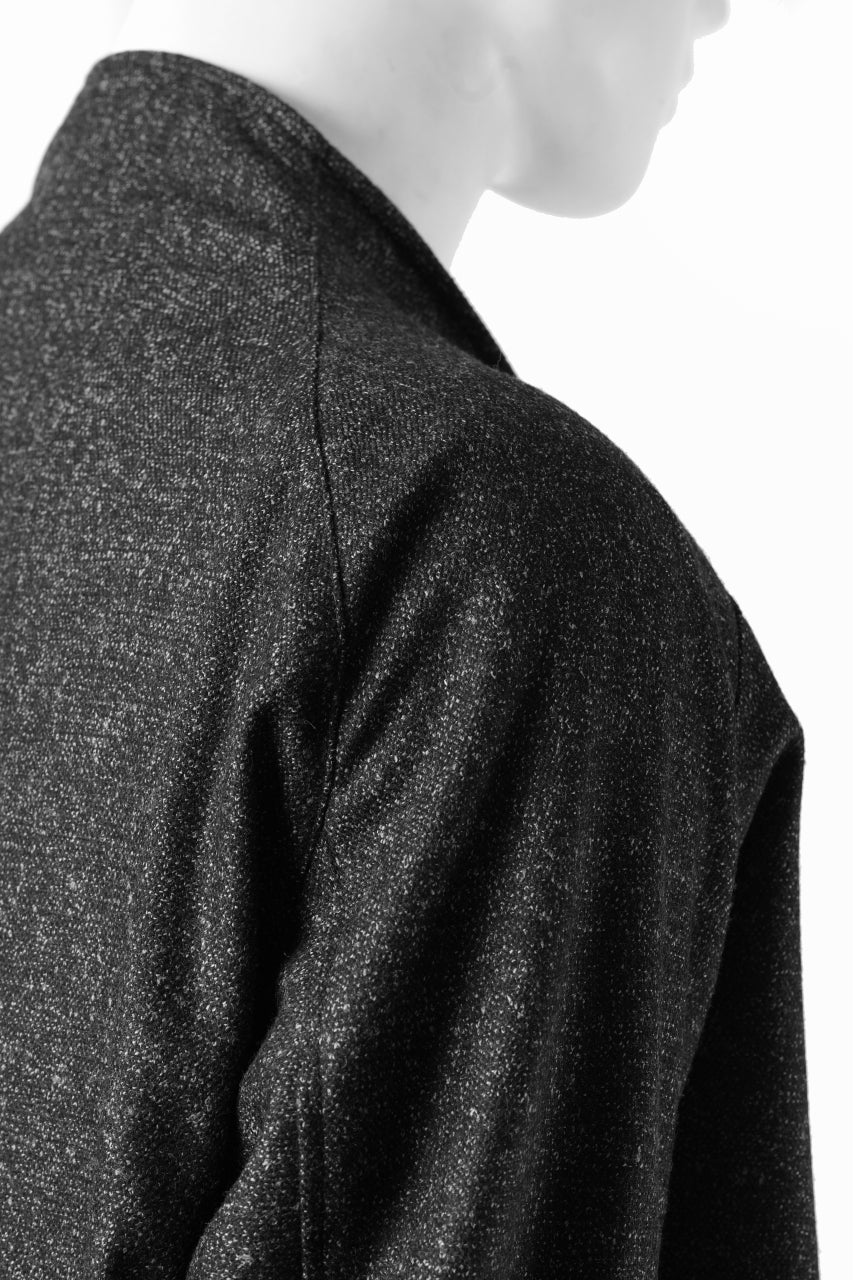 画像をギャラリービューアに読み込む, OPPOSE DUALITY CARDIGAN-JACKET / BISHU MIX WOOL (BLACK)