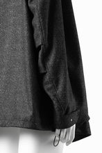 画像をギャラリービューアに読み込む, OPPOSE DUALITY CARDIGAN-JACKET / BISHU MIX WOOL (BLACK)