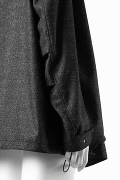画像をギャラリービューアに読み込む, OPPOSE DUALITY CARDIGAN-JACKET / BISHU MIX WOOL (BLACK)