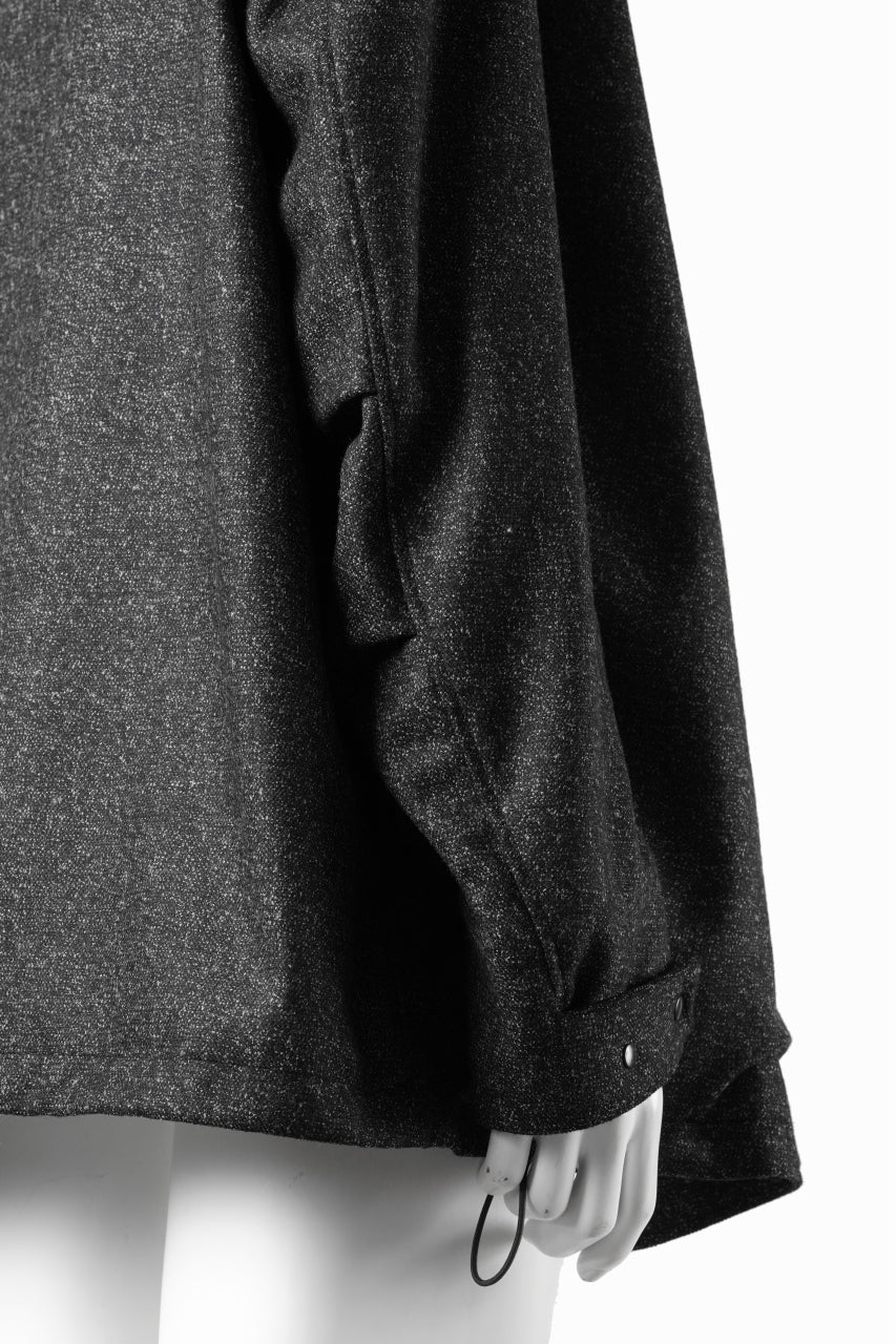 画像をギャラリービューアに読み込む, OPPOSE DUALITY CARDIGAN-JACKET / BISHU MIX WOOL (BLACK)