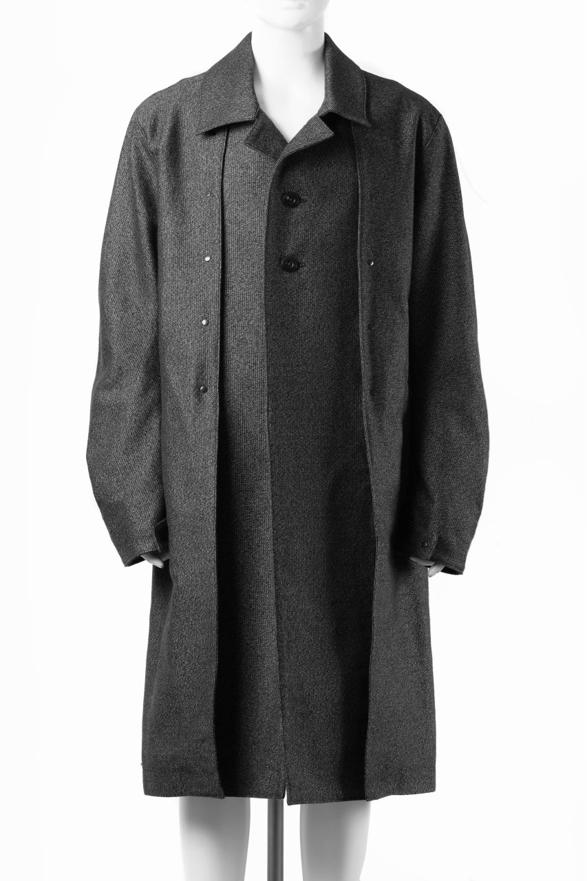 画像をギャラリービューアに読み込む, OPPOSE DUALITY MAC COAT / COTTON HEATHER CORD (GRAY)