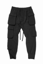 画像をギャラリービューアに読み込む, thom/krom MATMIX CARGO TROUSERS / STRUCTURED SOFT JERSEY (BLACK)