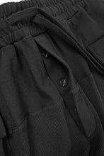 画像をギャラリービューアに読み込む, thom/krom MATMIX CARGO TROUSERS / STRUCTURED SOFT JERSEY (BLACK)