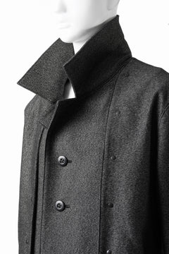 画像をギャラリービューアに読み込む, OPPOSE DUALITY MAC COAT / COTTON HEATHER CORD (GRAY)