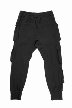 画像をギャラリービューアに読み込む, thom/krom MATMIX CARGO TROUSERS / STRUCTURED SOFT JERSEY (BLACK)