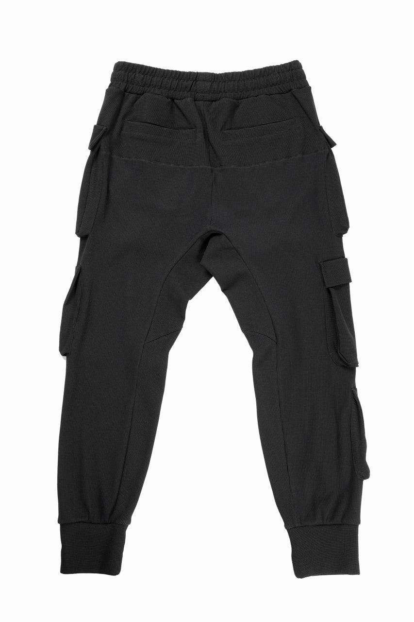 画像をギャラリービューアに読み込む, thom/krom MATMIX CARGO TROUSERS / STRUCTURED SOFT JERSEY (BLACK)