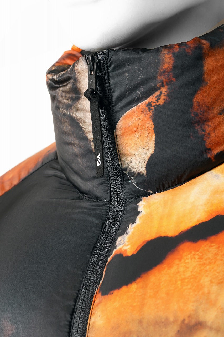 画像をギャラリービューアに読み込む, Y-3 Yohji Yamamoto AOP PUFFER DOWN JACKET (BLACK + MULTI)