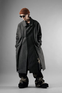 画像をギャラリービューアに読み込む, OPPOSE DUALITY MAC COAT / COTTON HEATHER CORD (GRAY)