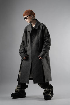 画像をギャラリービューアに読み込む, OPPOSE DUALITY MAC COAT / COTTON HEATHER CORD (GRAY)