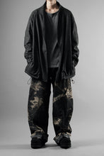 画像をギャラリービューアに読み込む, OPPOSE DUALITY CARDIGAN-JACKET / BISHU MIX WOOL (BLACK)