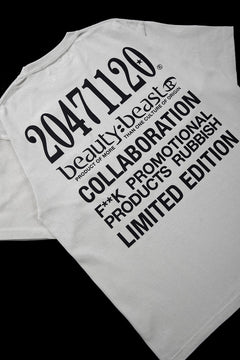 画像をギャラリービューアに読み込む, beauty : beast x 20471120 COLLABORATION S/S TEE _3 (FROST GRAY)