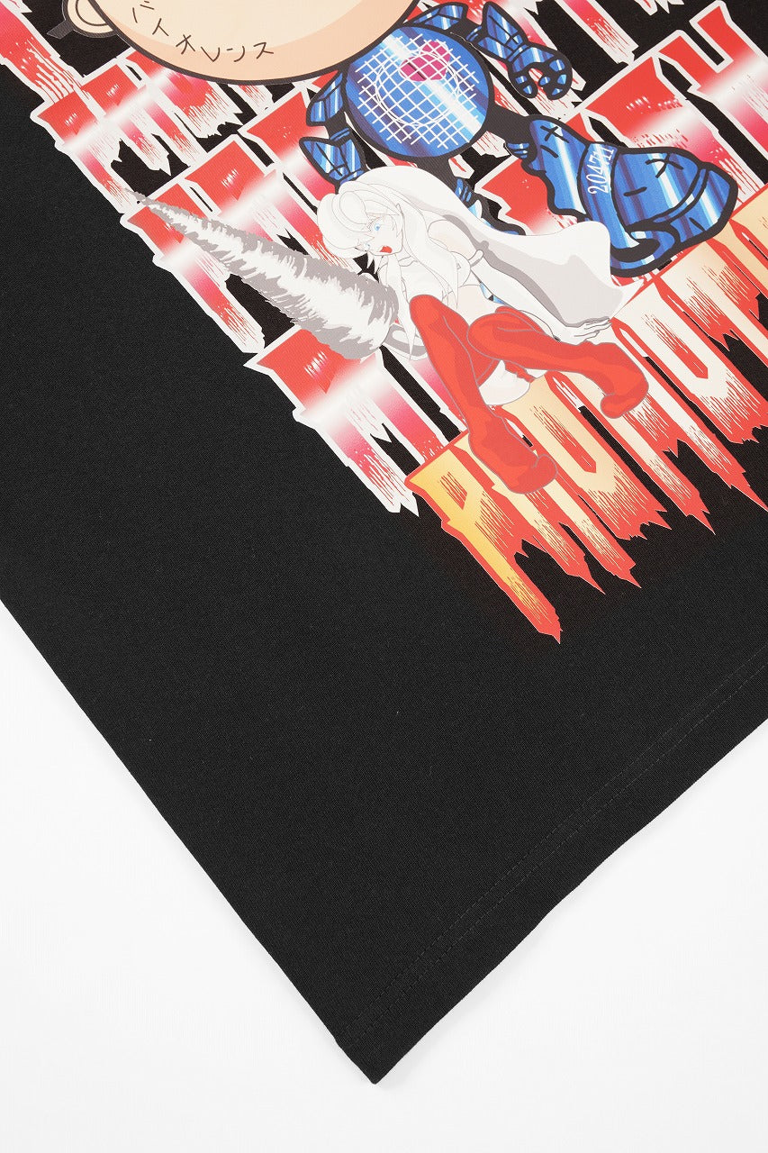 画像をギャラリービューアに読み込む, beauty : beast x 20471120 COLLABORATION S/S TEE _3 (BLACK)