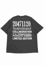 画像をギャラリービューアに読み込む, beauty : beast x 20471120 COLLABORATION S/S TEE _3 (SUMI BLACK)