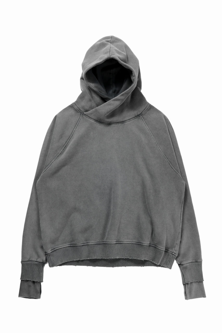 画像をギャラリービューアに読み込む, thom/krom RAGLAN SLEEVE HOODIE / SMOOTH SWEAT JERSEY (USED GREY)
