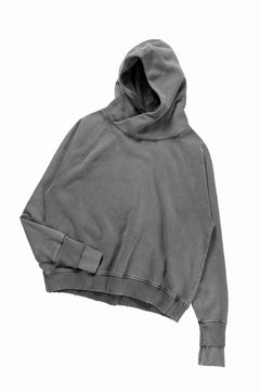 画像をギャラリービューアに読み込む, thom/krom RAGLAN SLEEVE HOODIE / SMOOTH SWEAT JERSEY (USED GREY)