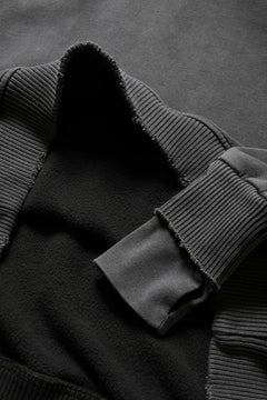 画像をギャラリービューアに読み込む, thom/krom RAGLAN SLEEVE HOODIE / SMOOTH SWEAT JERSEY (USED GREY)