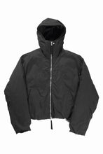 画像をギャラリービューアに読み込む, thom/krom HOODIE SHORT JACKET / WARM PADDED (BLACK)
