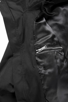 画像をギャラリービューアに読み込む, thom/krom HOODIE SHORT JACKET / WARM PADDED (BLACK)