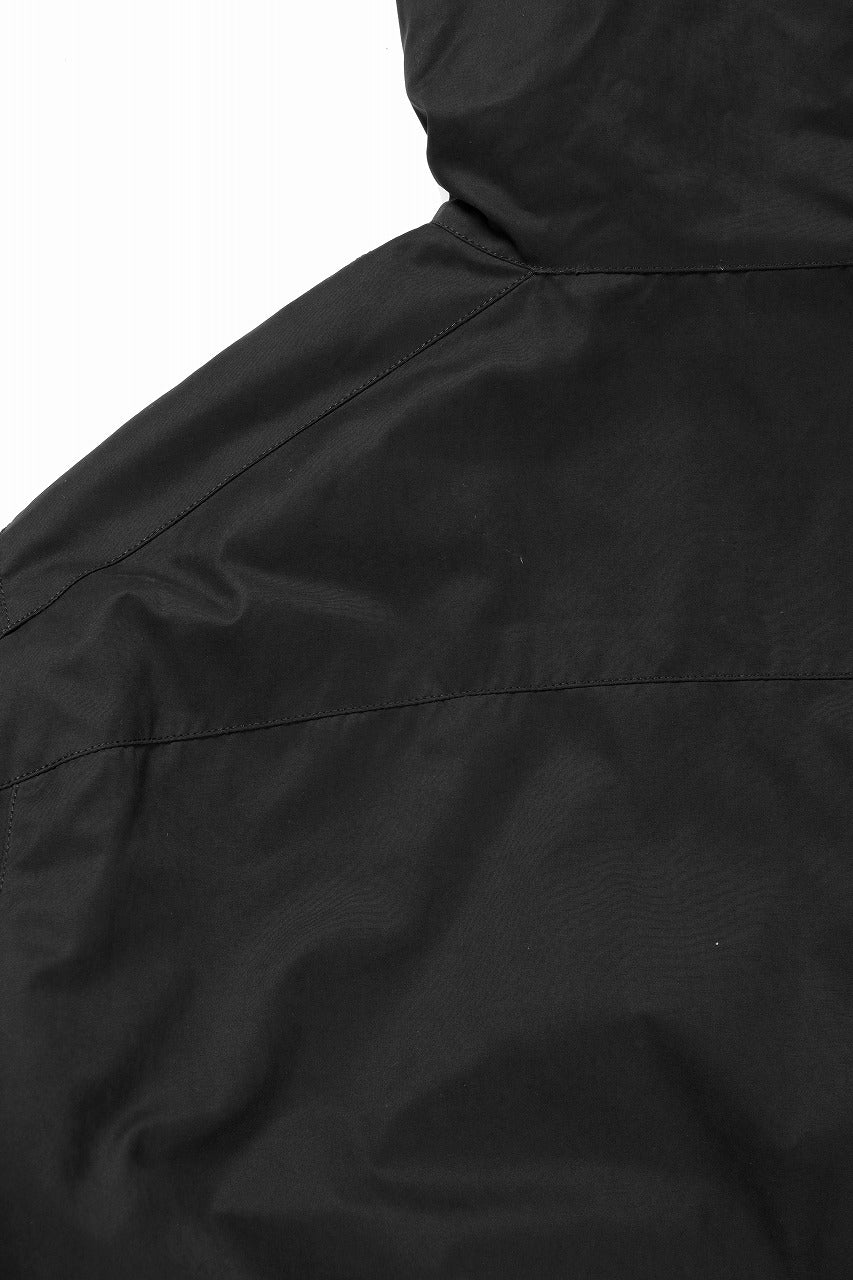 画像をギャラリービューアに読み込む, thom/krom HOODIE SHORT JACKET / WARM PADDED (BLACK)