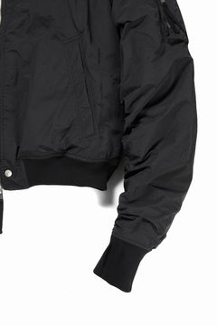 画像をギャラリービューアに読み込む, thom/krom MA-1 BOMBER JACKET / WARM PADDED (BLACK)