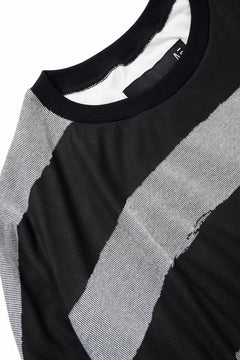 画像をギャラリービューアに読み込む, A.F ARTEFACT BOUND BORDER DOLMAN TEE (BLACK)
