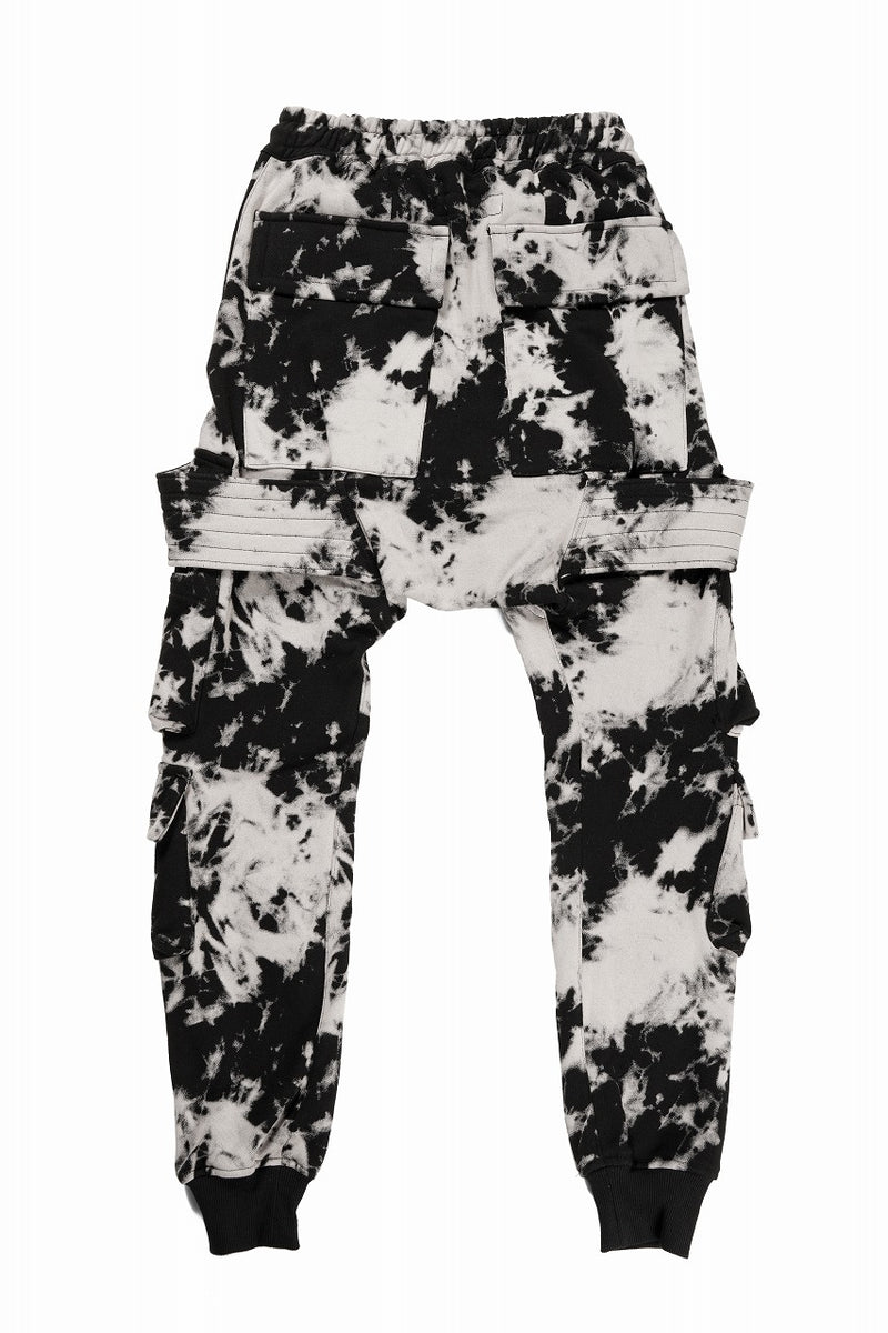 パンツ A.F ARTEFACT SAROUEL CARGO PANTS A.F ARTEFACT BELT CARGO SAROUEL JOGGER / MOTTLED DYING