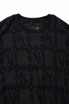 画像をギャラリービューアに読み込む, A.F ARTEFACT JACGURD DOLMAN TEE (BLACK x DARK GREY)